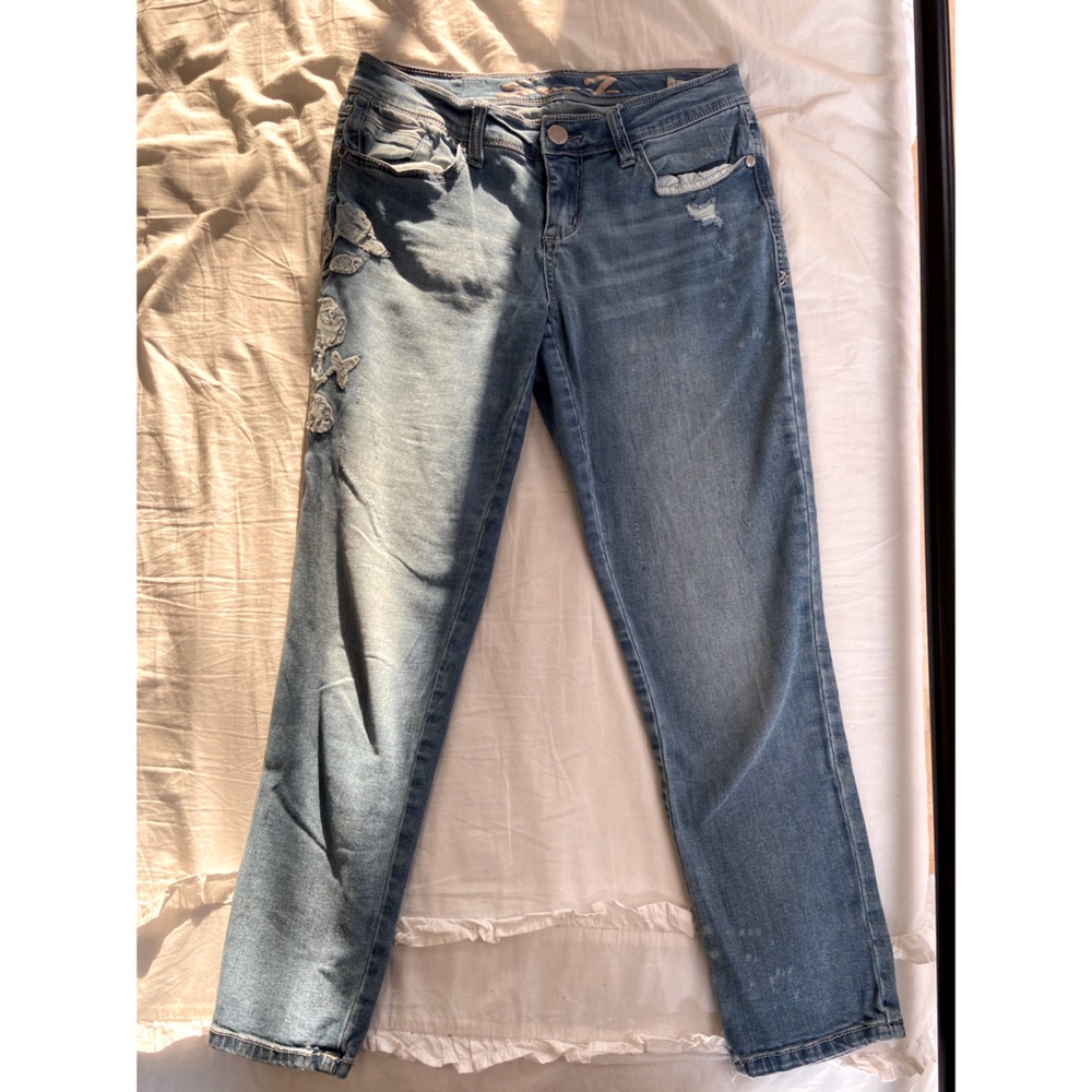 Seven For All Mankind: Floral Embroidered Jeans